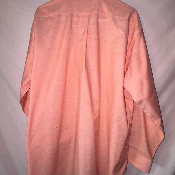 Casual Peach Button Down Shirt with Classic Collar - Picture 6 of 11